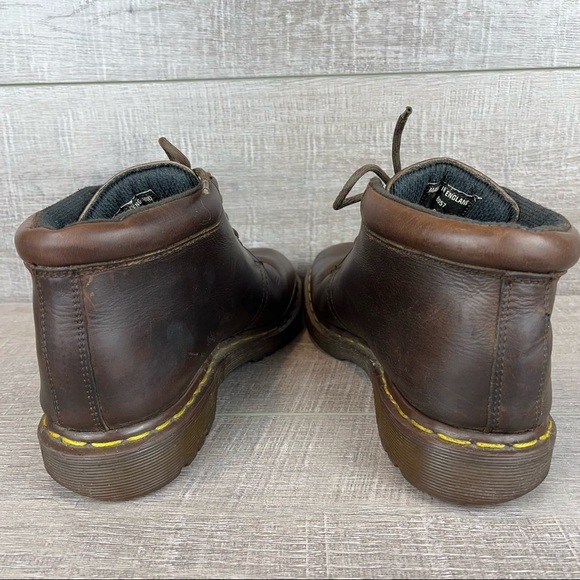 Vintage Dr Martens mens sz 9 brown boots - Picture 9 of 11